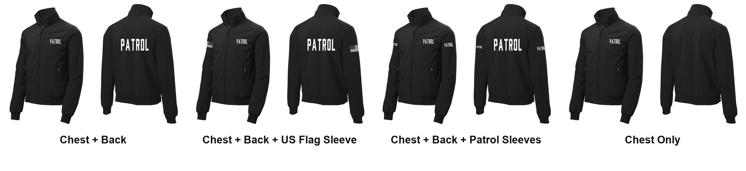 PATROL t-shirt print layouts