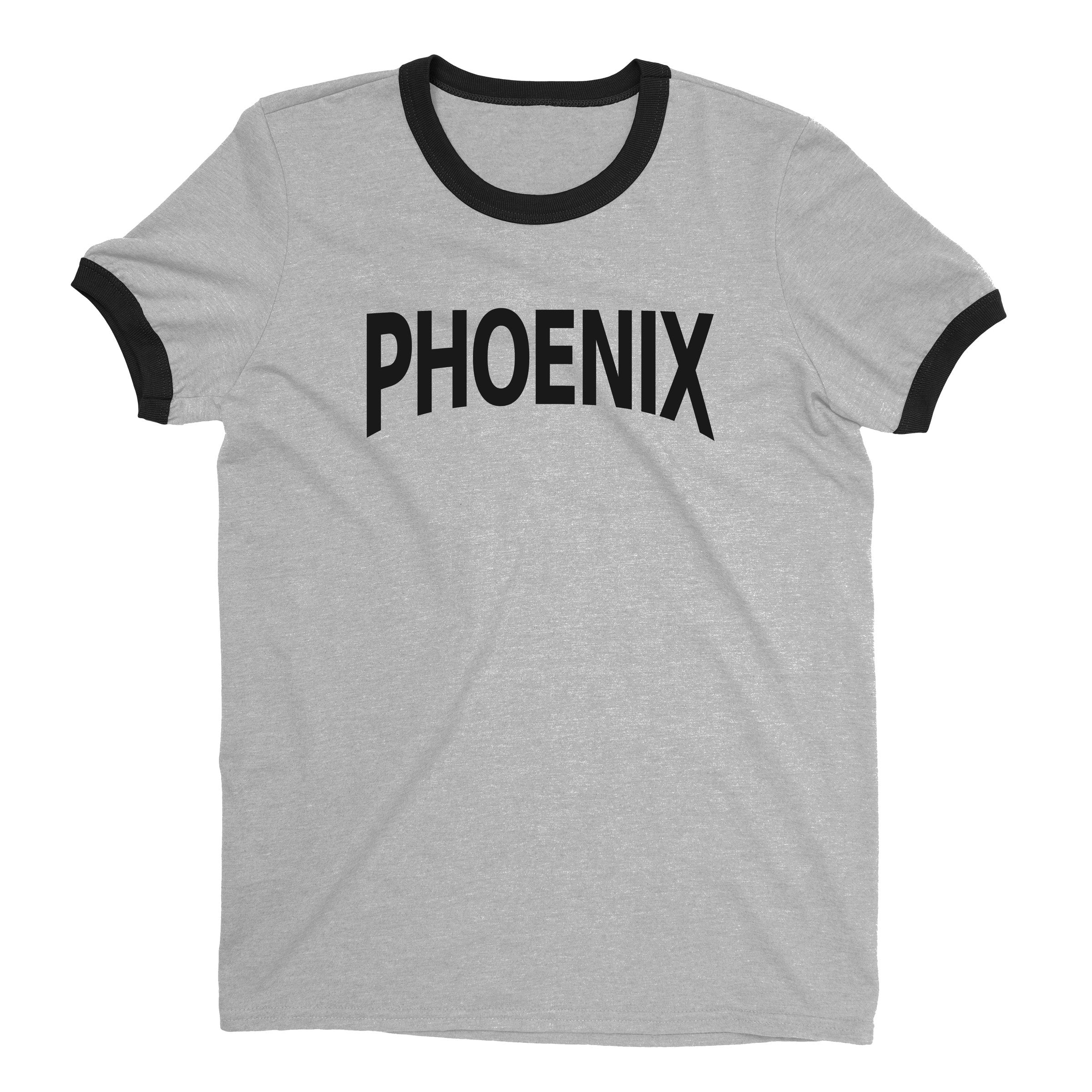 Phoenix Ringer Tee — Heather Gray