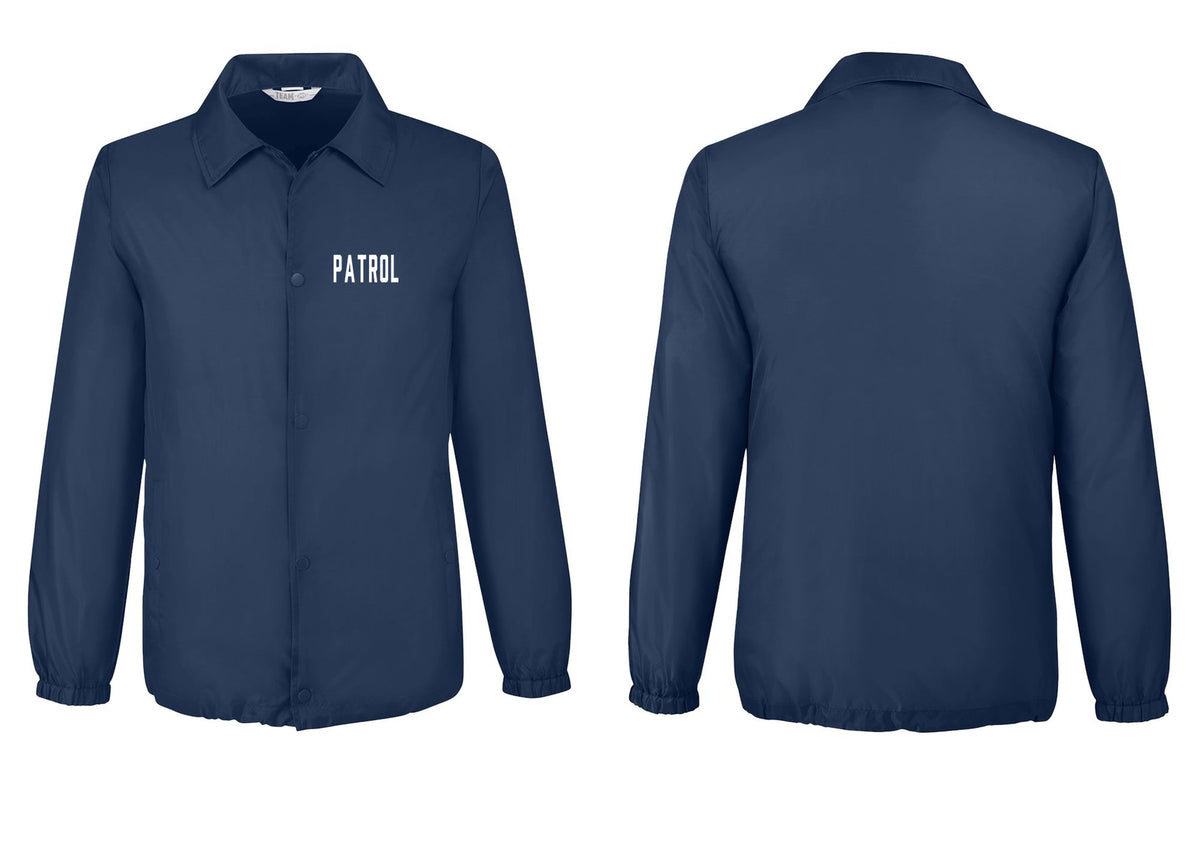 NYC Factory Patrol Snap-Front Coaches Jacket (Classic) - Chest Only - Sport Dark Navy