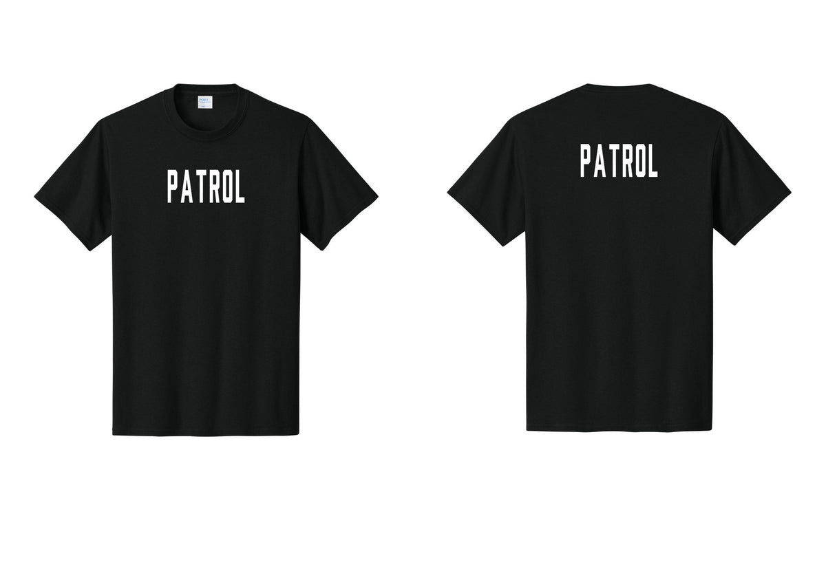 NYC Factory Patrol T-Shirt for Security & Event Teams (Classic) - Front + Back - Black