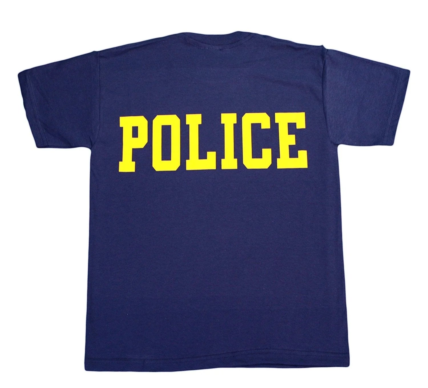 NYPD Kids Officially Licensed Tee (Police Back, Kids, Navy / Gold)