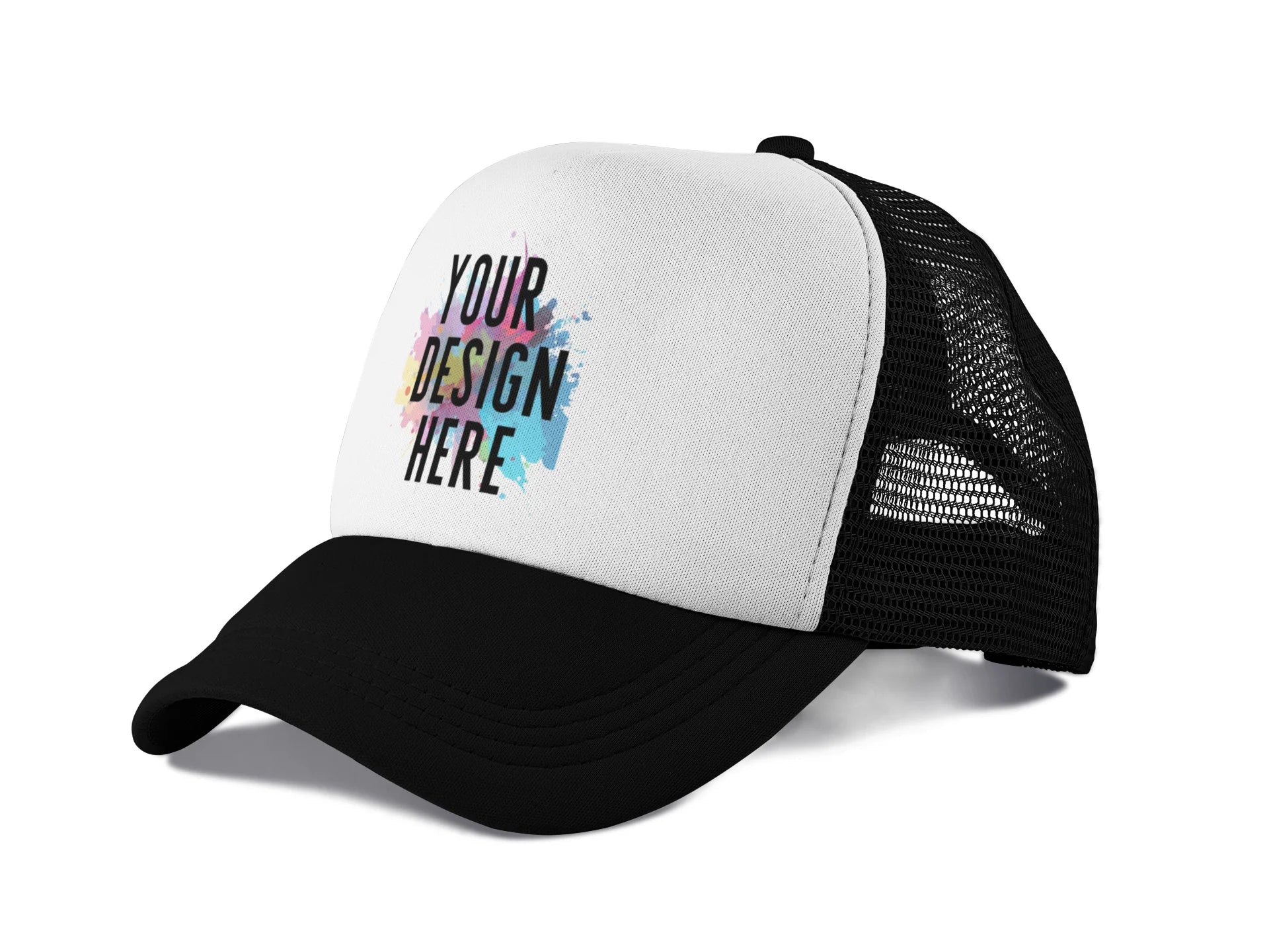 I Paused My Game To Be Here White Print Trucker Baseball Hat