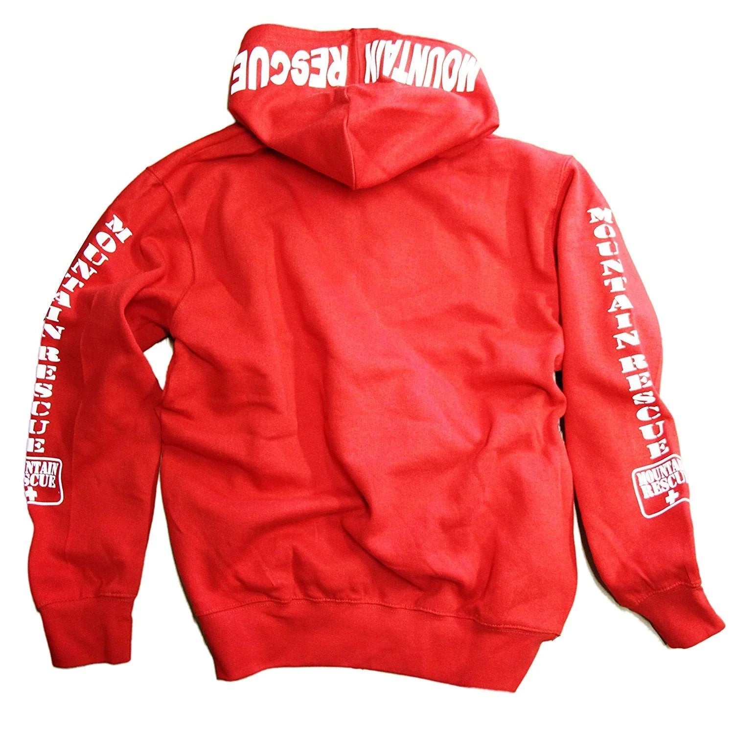 Mountain Rescue Hoodie Sweatshirt Red 2xl