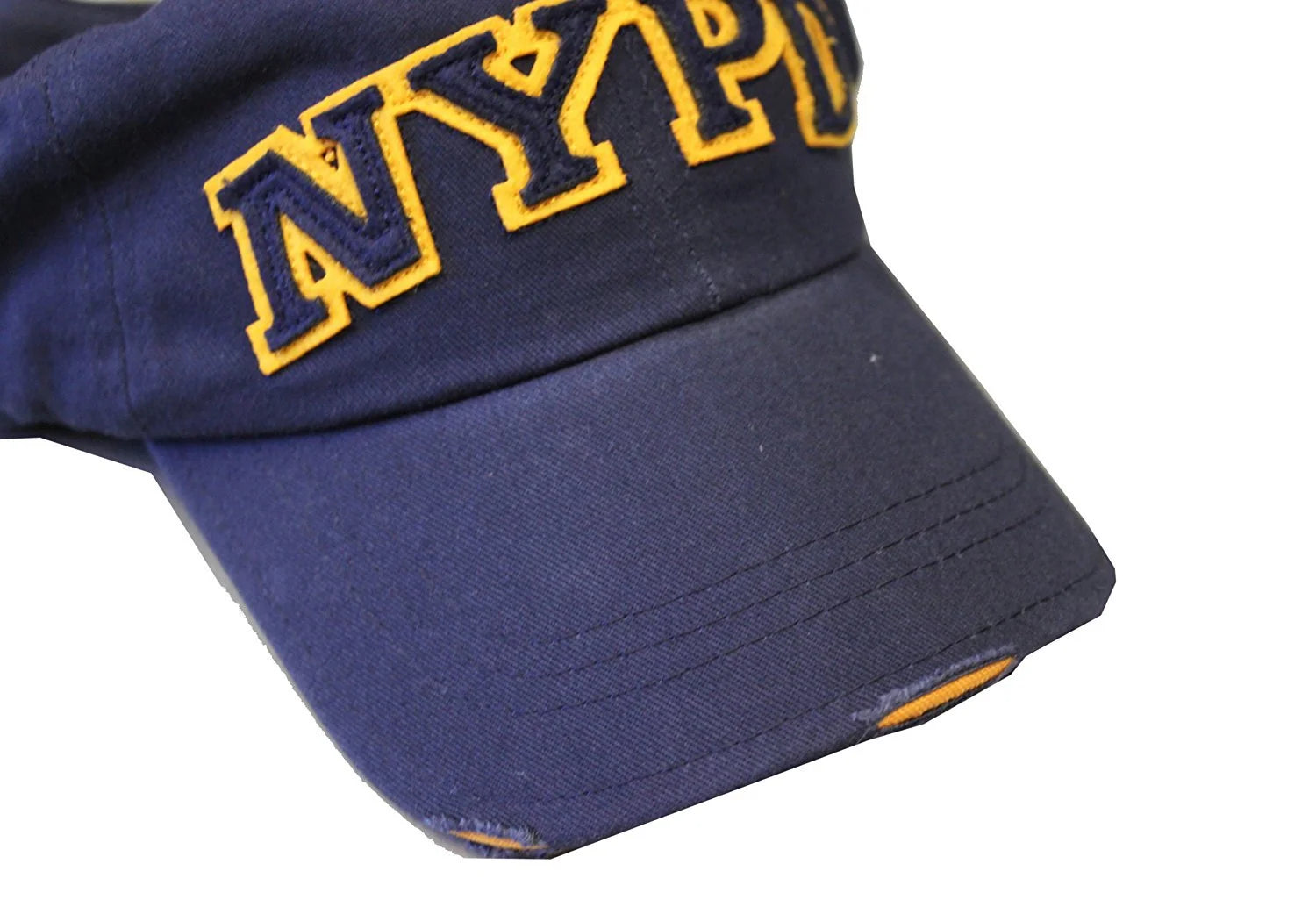 Men's NYPD Baseball Hats (Navy / Yellow 99310) - NYC Factory