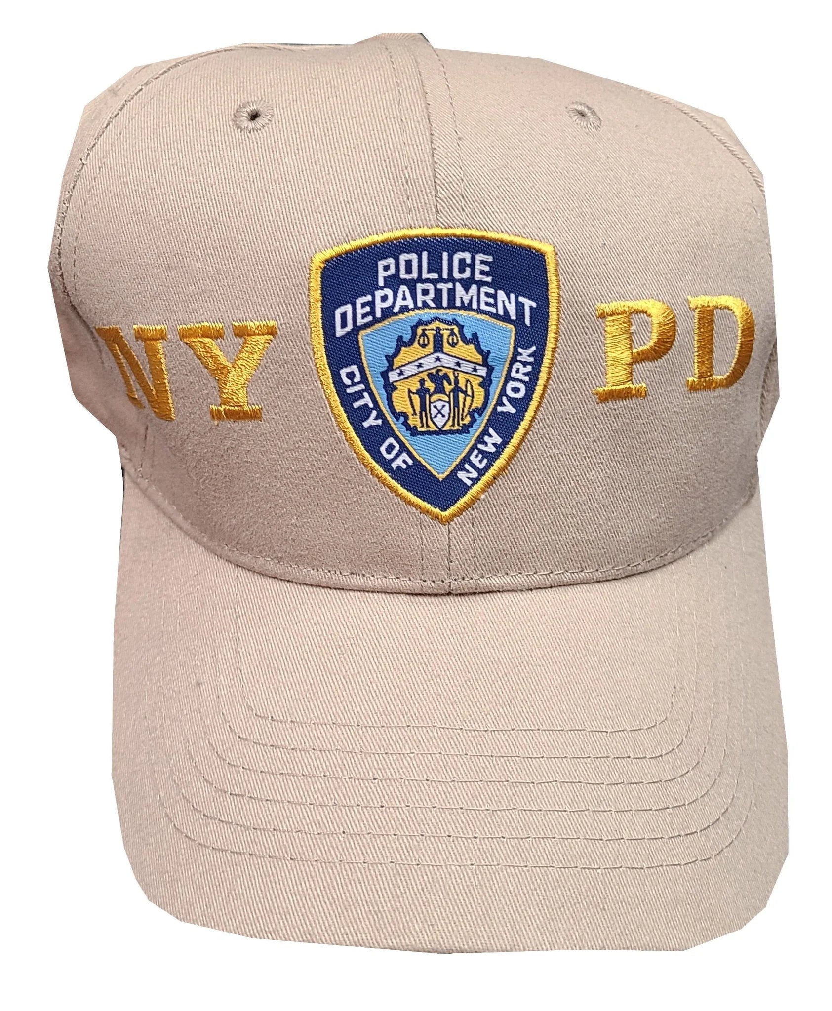 Men's NYPD Baseball Hats (Naqvy / White, 99307) - NYC Factory