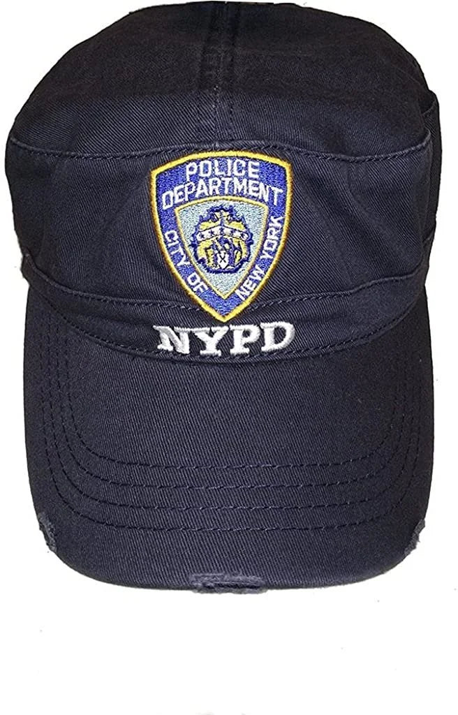 Men's NYPD Baseball Hats (Light Blue, 3d Letters) - NYC Factory