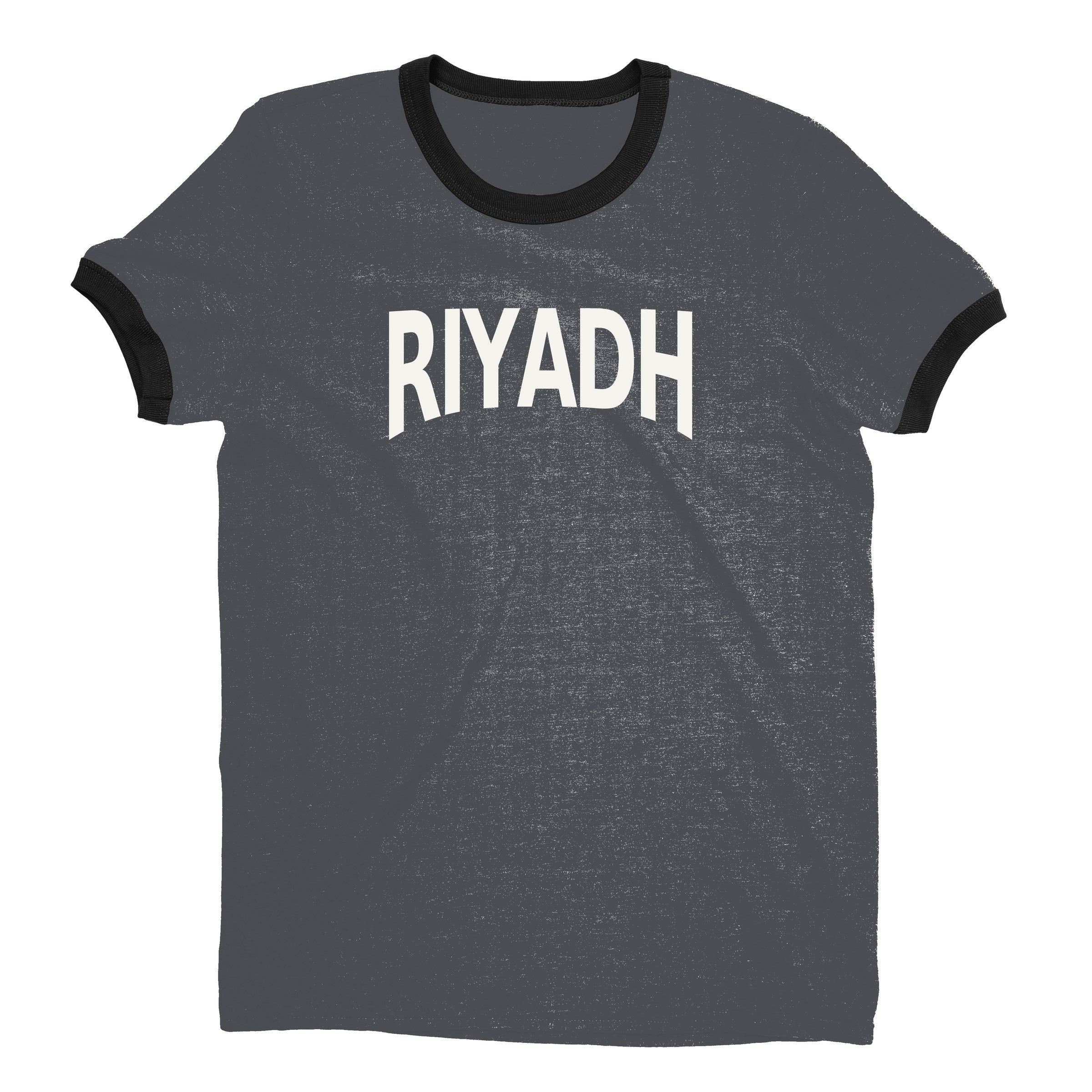 Riyadh Ringer Tee — Dark Heather