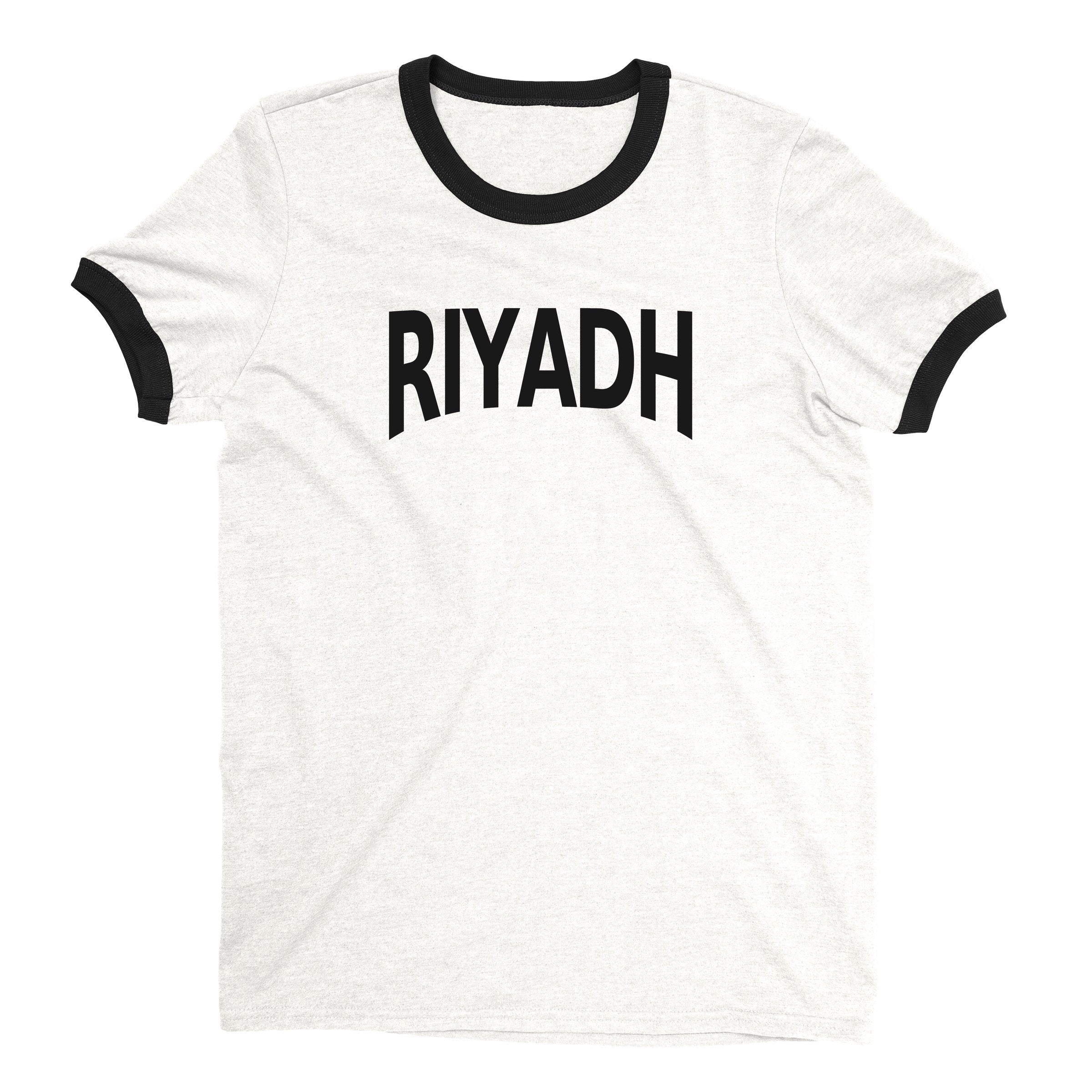 Riyadh Ringer Tee — White