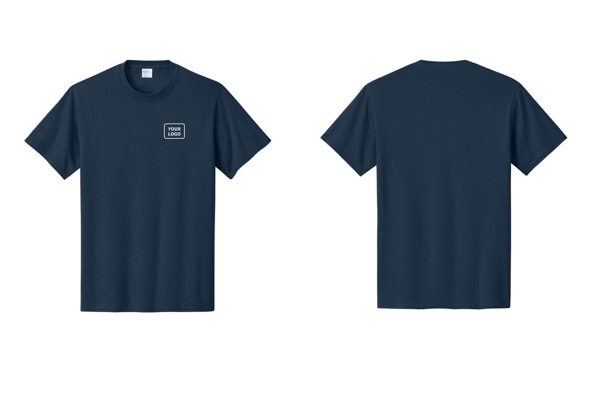 NYC Factory Custom Logo Safety Team T-Shirt for Events, Venues & Volunteers (Classic) - Your Logo Only - Navy