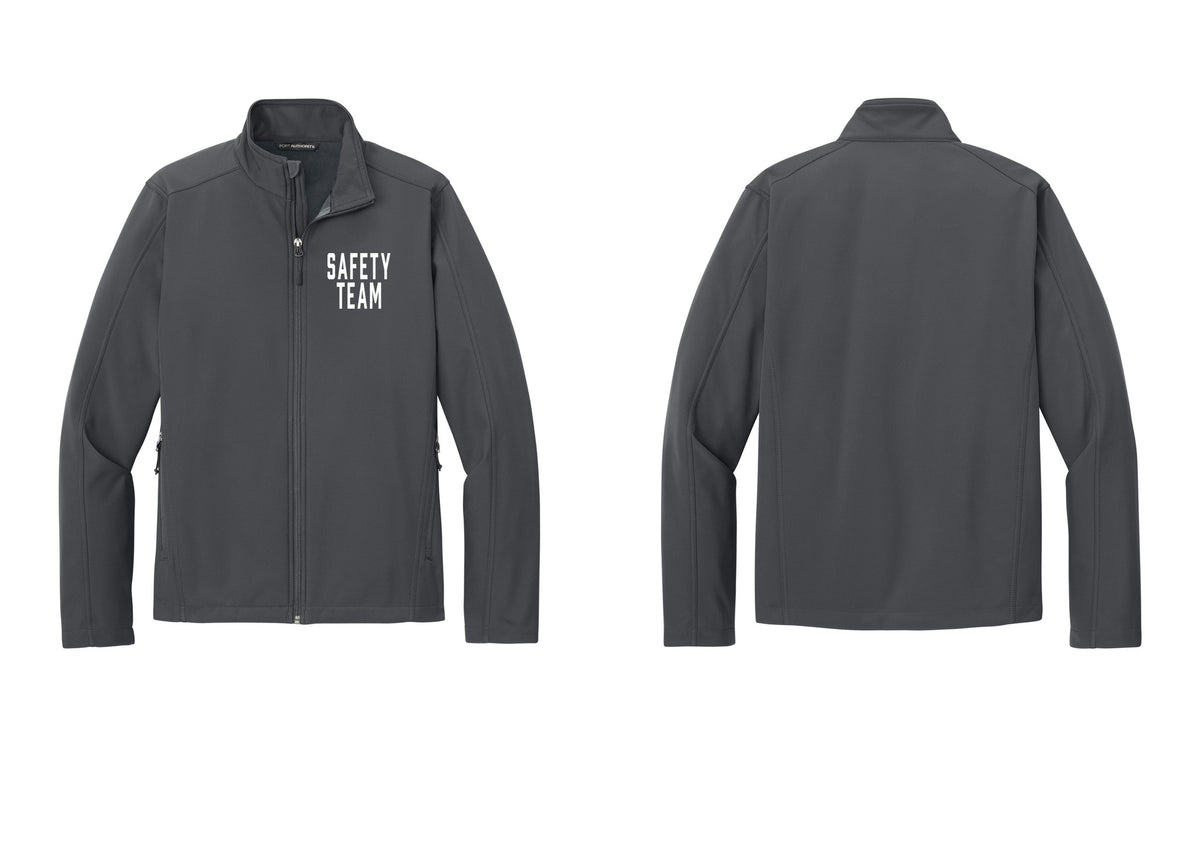 NYC Factory Safety Team Soft Shell Jacket (Classic) - Chest Only - Battleship Grey