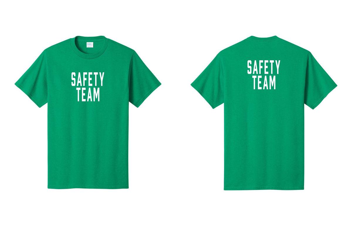 NYC Factory Safety Team T-Shirt for Events, Venues & Volunteers (Classic) - Front + Back - Kelly