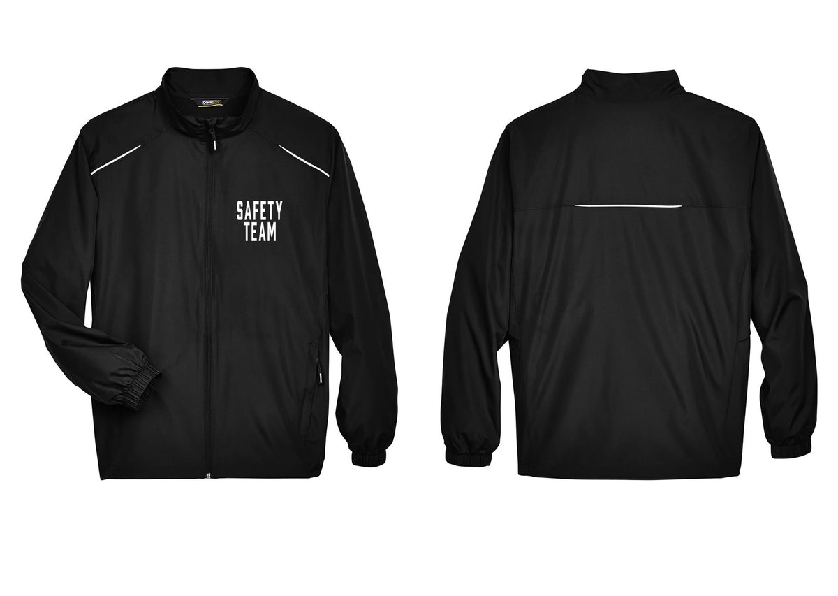 NYC Factory Safety Team Reflective Lightweight Jacket (Classic) - Chest Only - Black