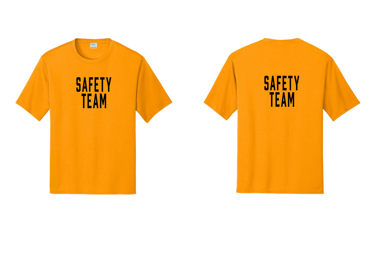 NYC Factory Safety Team Performance T-Shirt (Classic) - Front + Back - Gold