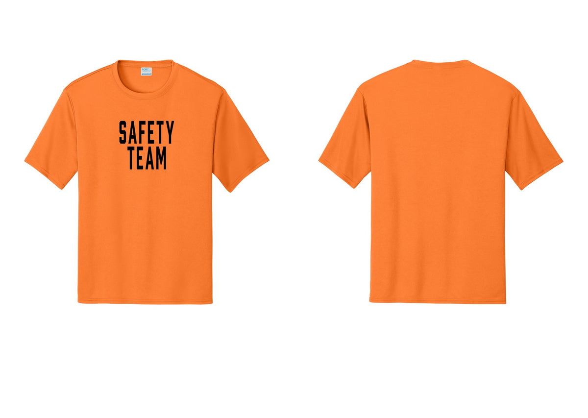 NYC Factory Safety Team Performance T-Shirt (Classic) - Front Only - Neon Orange