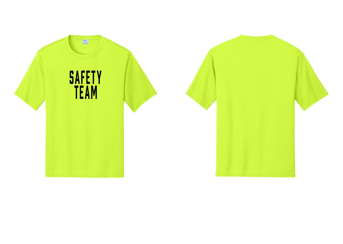 NYC Factory Safety Team Performance T-Shirt (Classic) - Front Only - Neon Yellow
