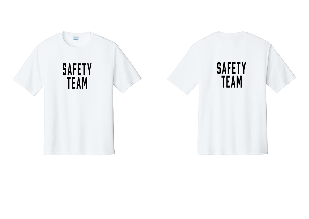 NYC Factory Safety Team Performance T-Shirt (Classic) - Front + Back - White