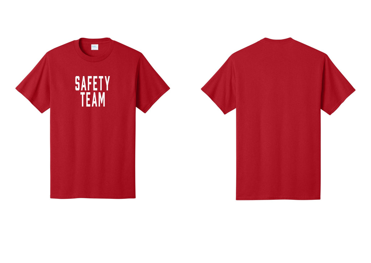 NYC Factory Safety Team T-Shirt for Events, Venues & Volunteers (Classic) - Front Only - Red