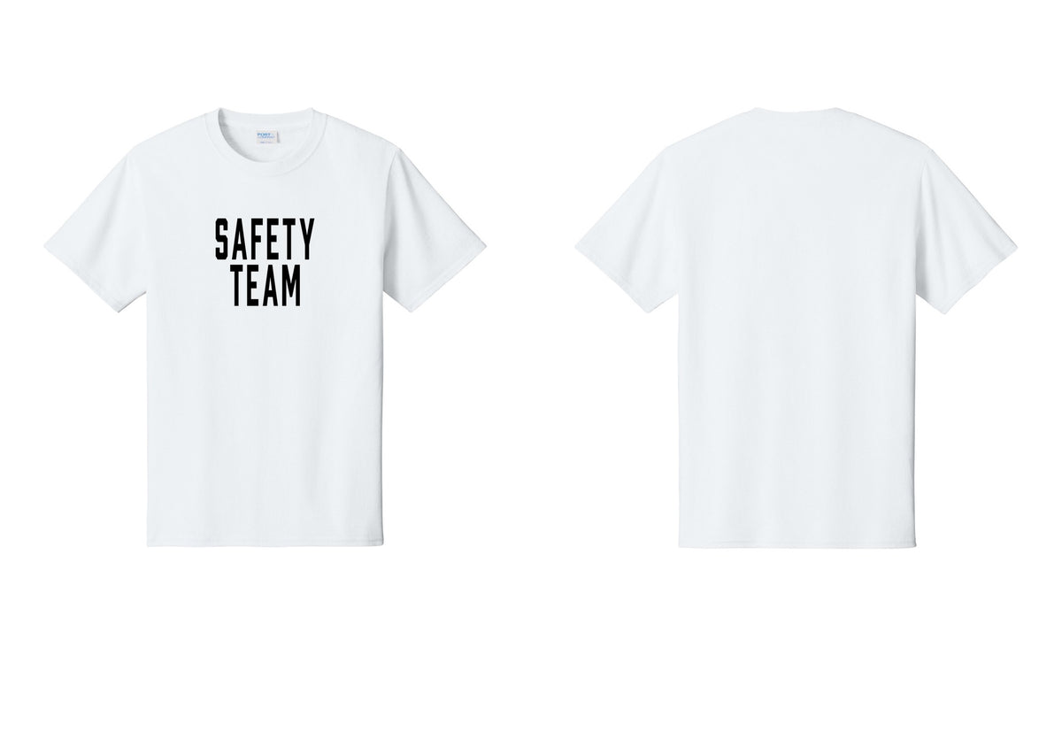 NYC Factory Safety Team T-Shirt for Events, Venues & Volunteers (Classic) - Front Only - White