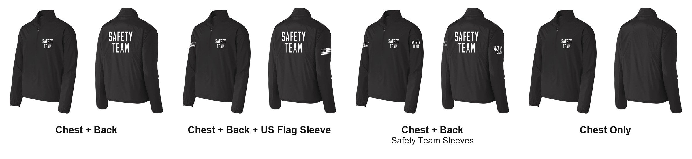 SAFETY TEAM print layouts