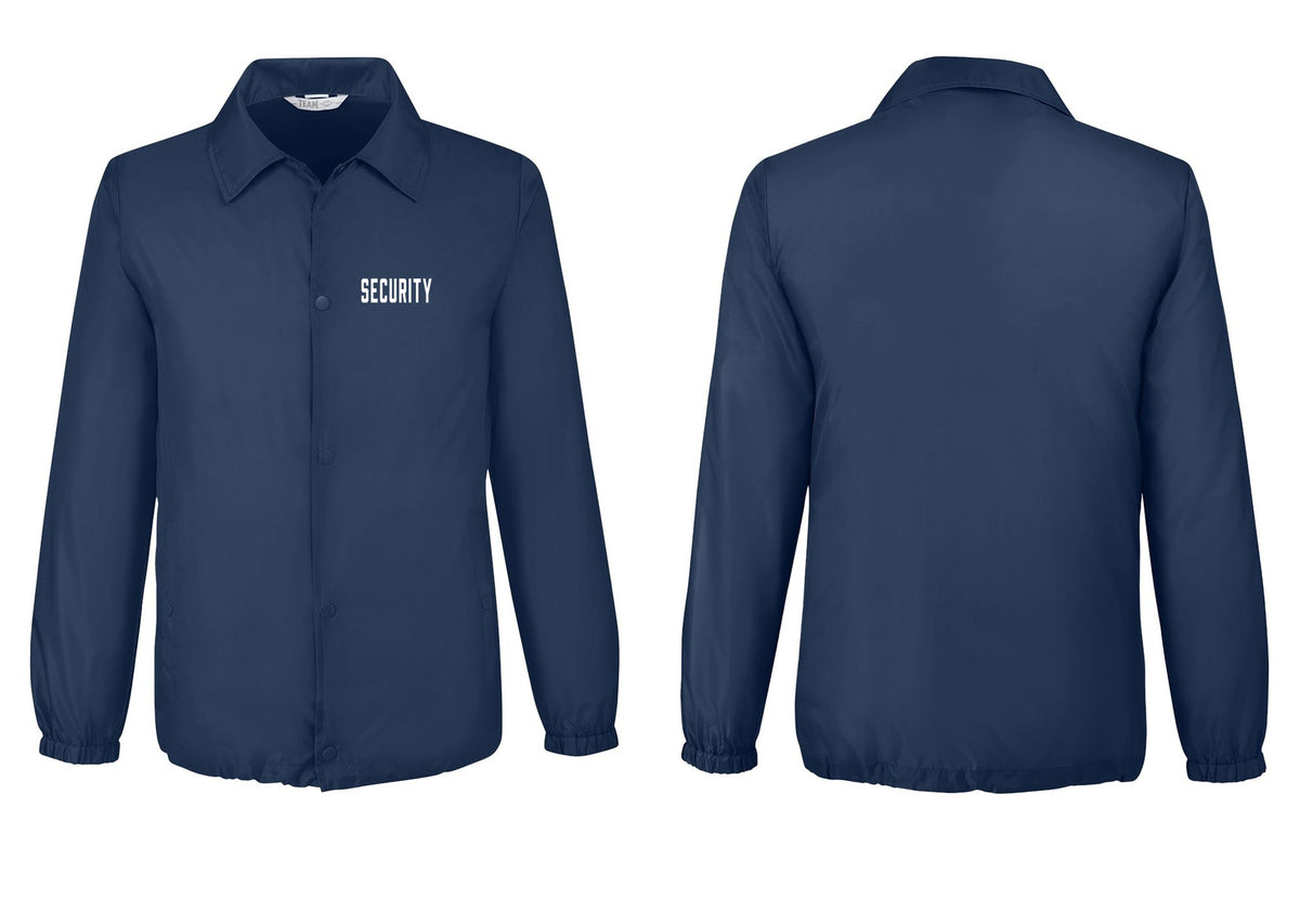 NYC Factory Security Snap-Front Coaches Jacket (Classic) - Chest Only - Sport Dark Navy