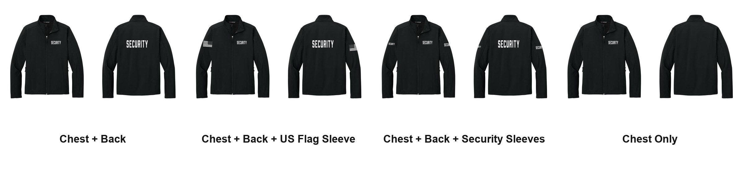 SECURITY t-shirt print layouts