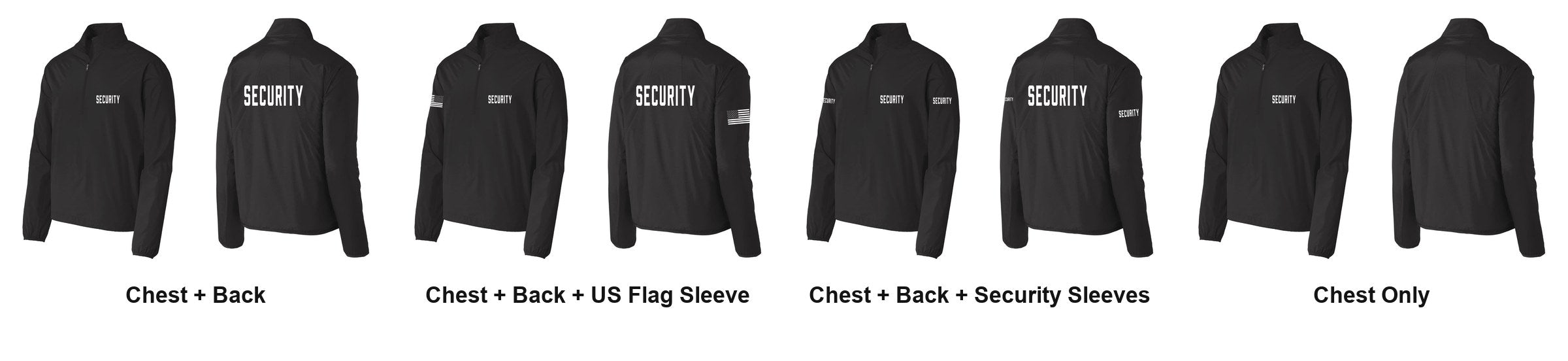 SECURITY t-shirt print layouts