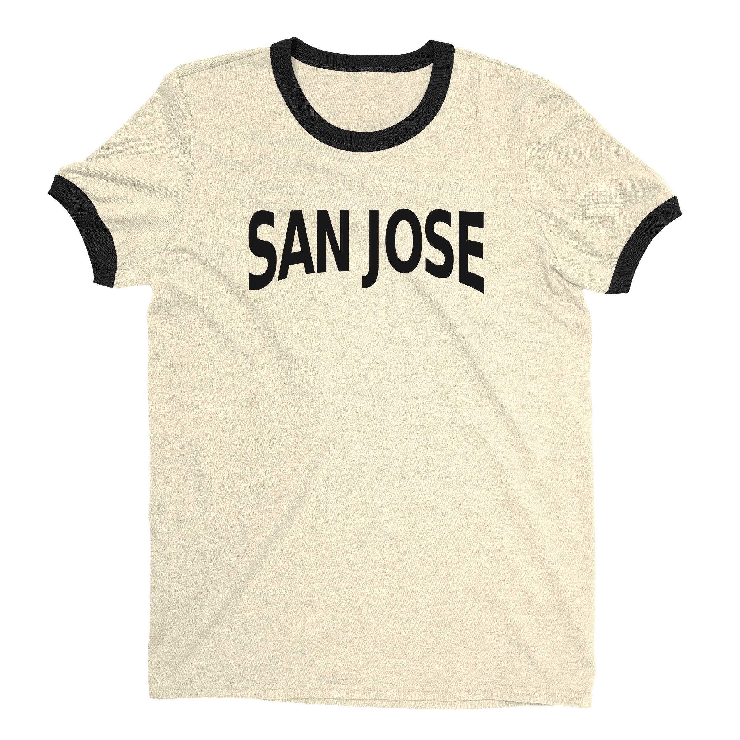 San Jose Ringer Tee — Natural