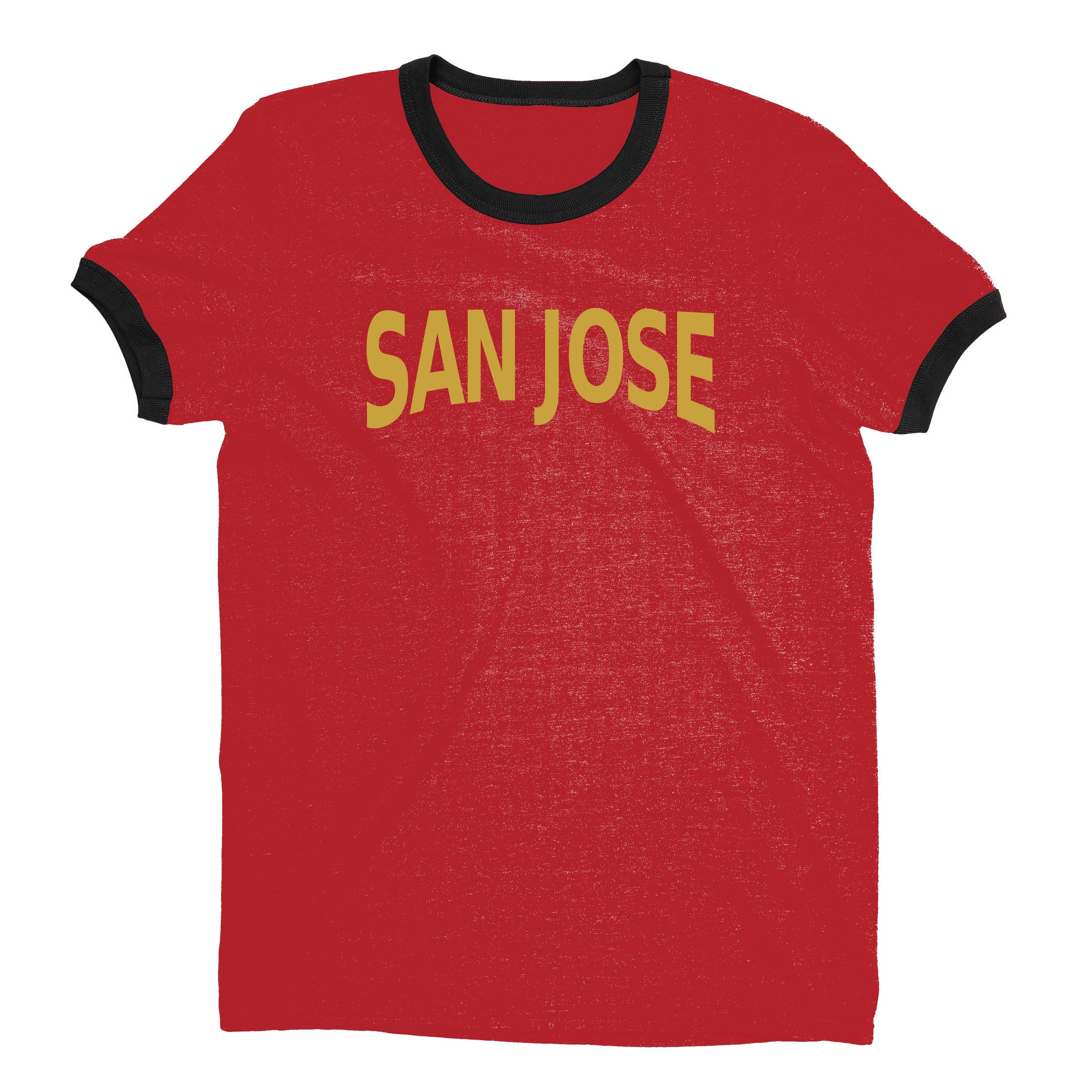 San Jose Ringer Tee — Red