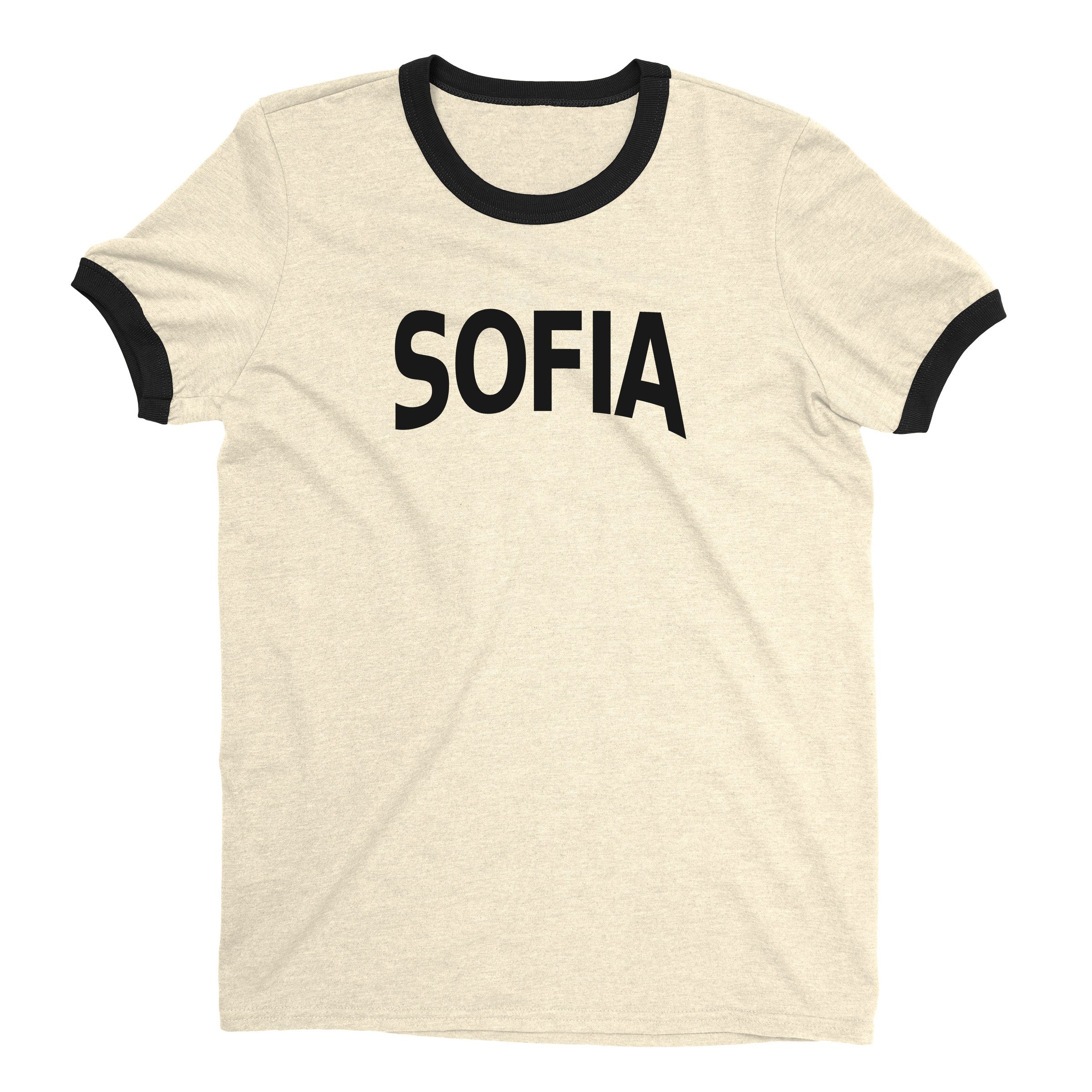 Sofia Ringer Tee — Natural