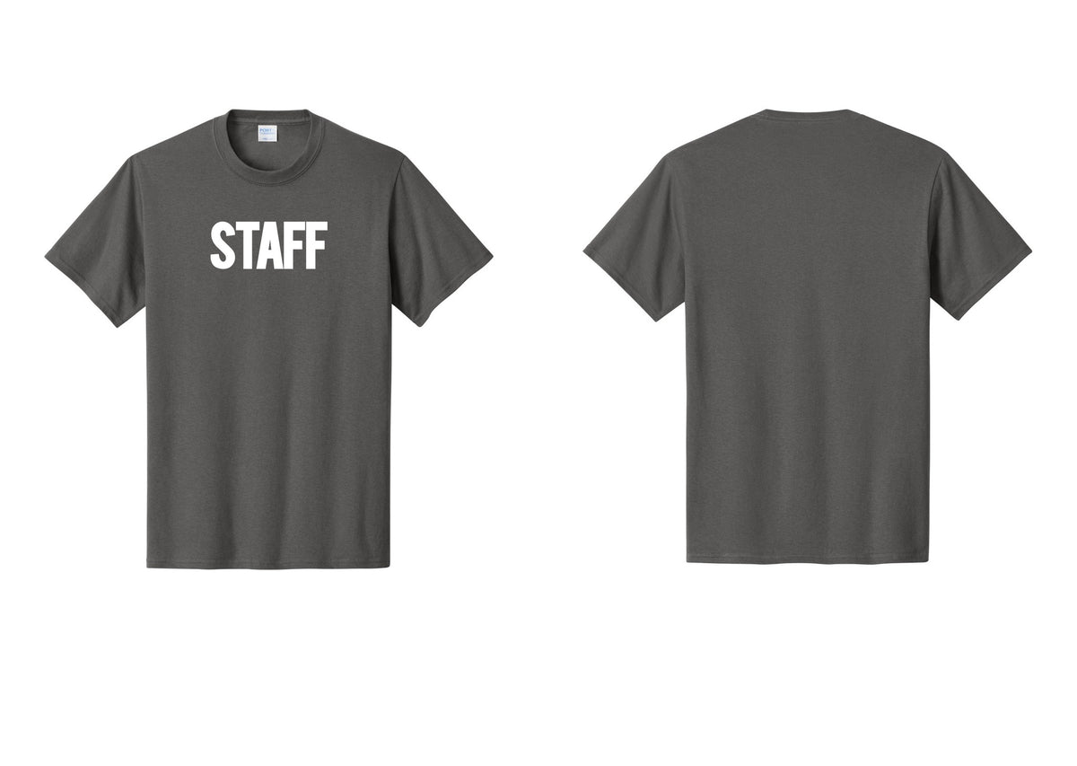 NYC Factory Staff T-Shirt, Bold Lettering - Front Only - Charcoal