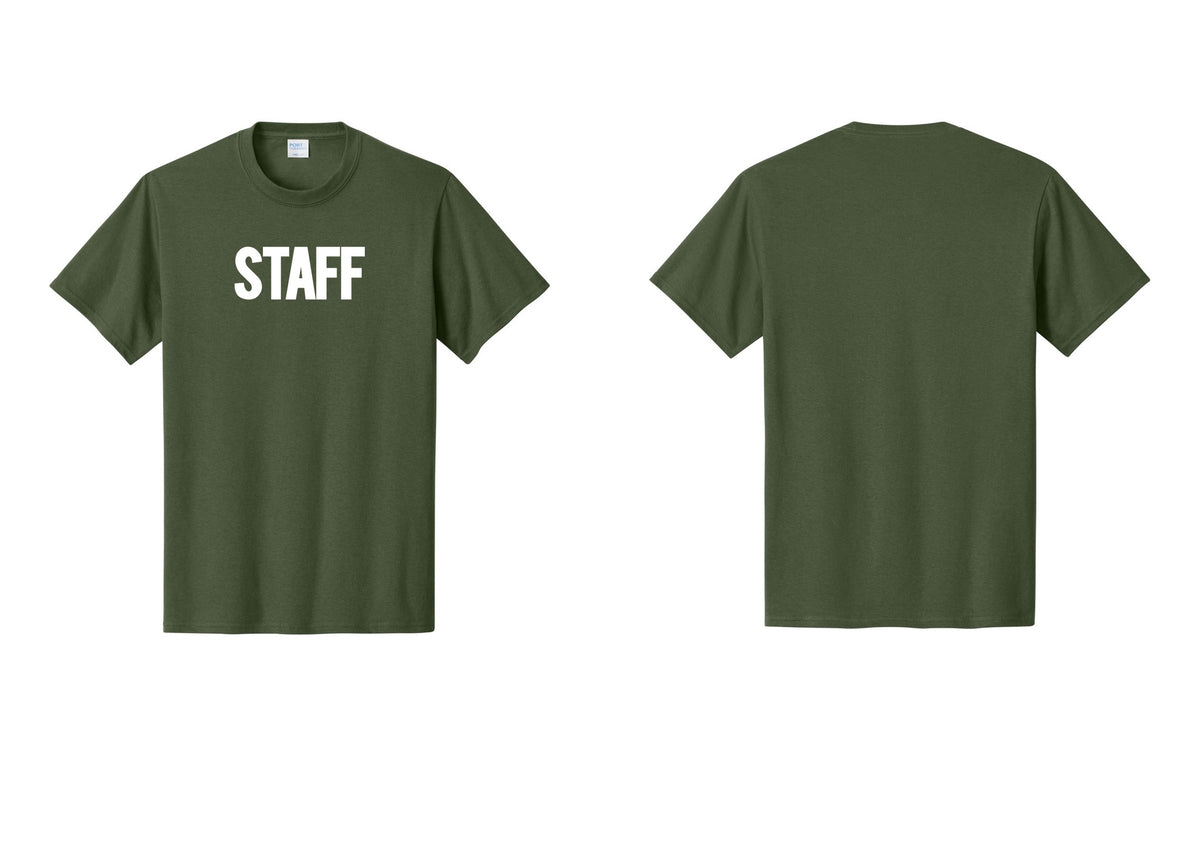NYC Factory Staff T-Shirt, Bold Lettering - Front Only - Olive