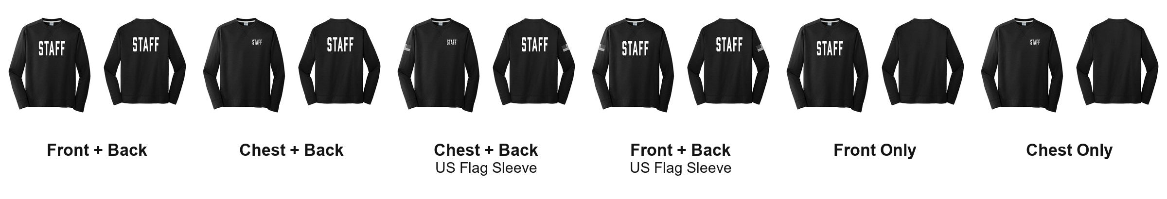 STAFF print layouts