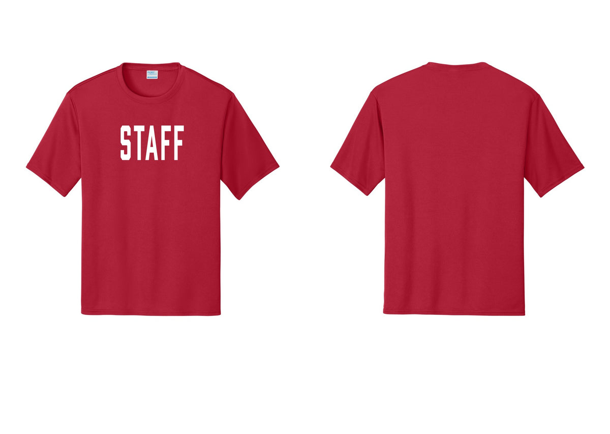 NYC Factory Staff Performance T-Shirt (Classic) - Front Only - Red