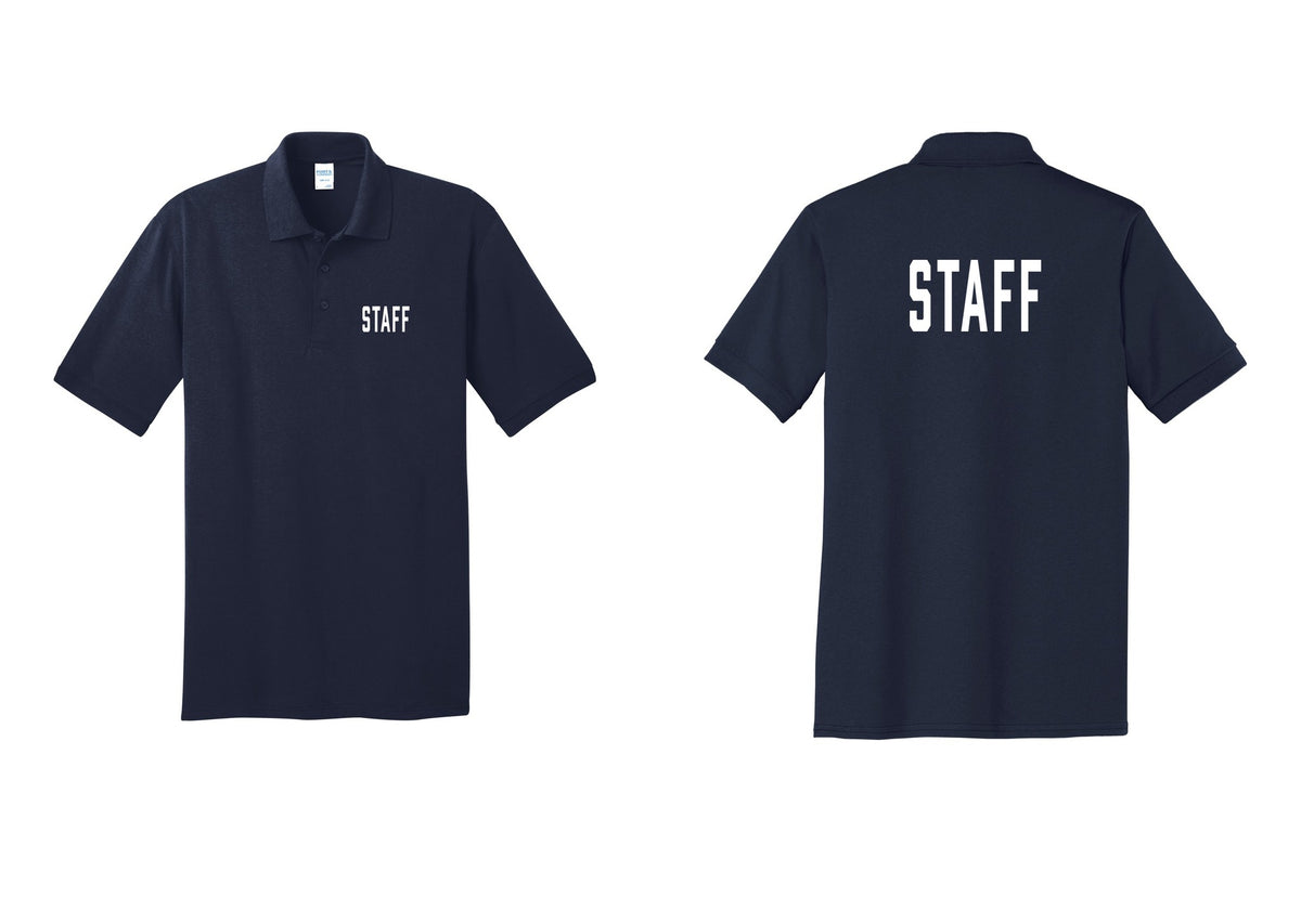 NYC Factory Staff Polo Shirt (Classic) - Chest + Back - Navy