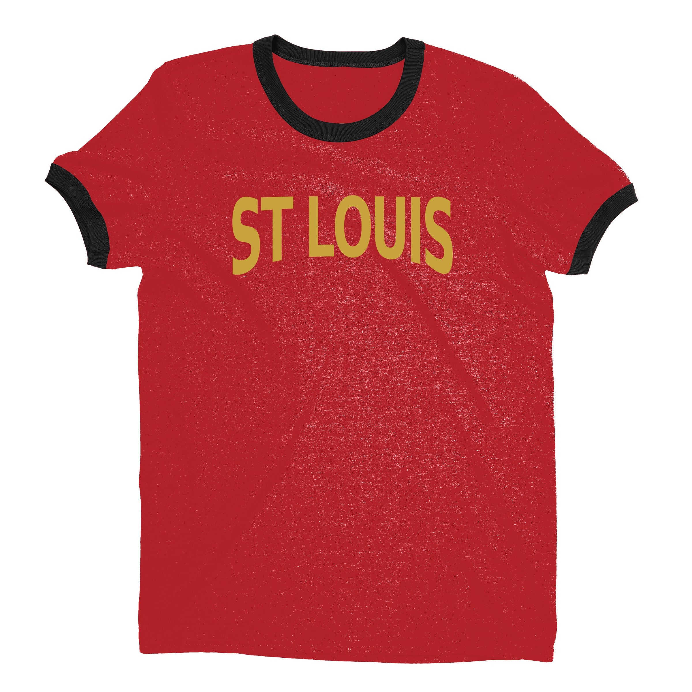 St Louis Ringer Tee — Red