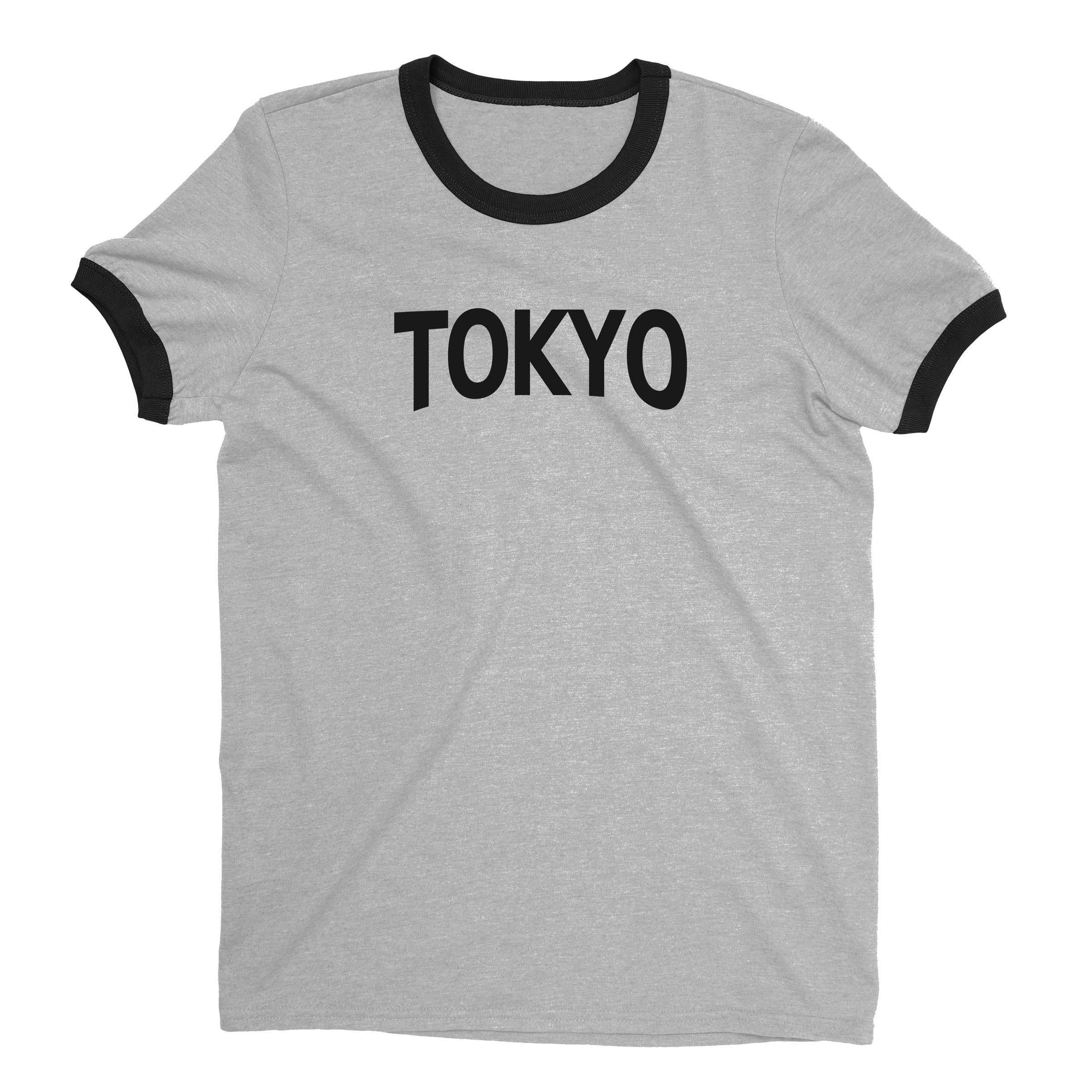 Tokyo Ringer Tee — Heather Gray