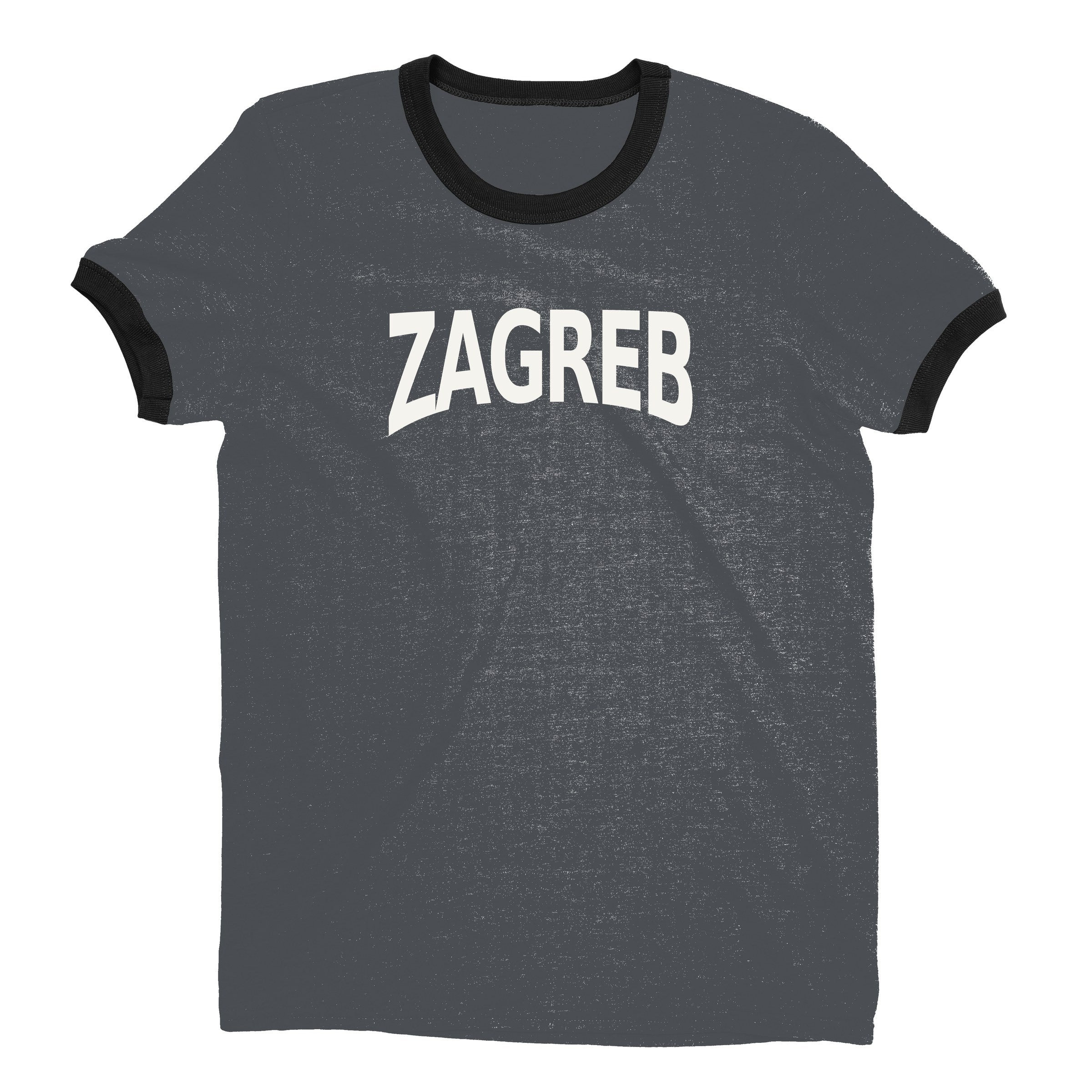 Zagreb Ringer Tee — Dark Heather