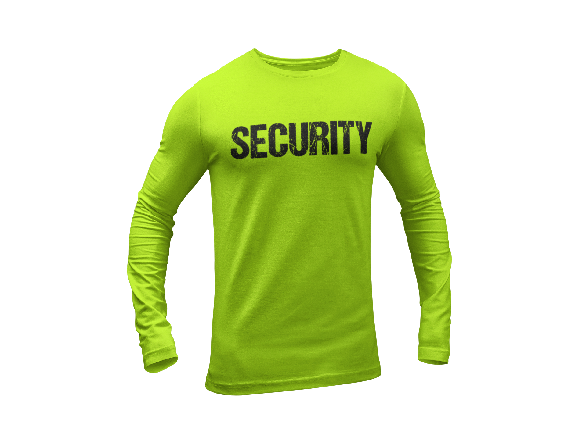 Men's Security Shirts Distressed Design