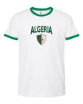 Algeria 2026 Soccer Arched Crest Ringer Tee -- NYC Factory