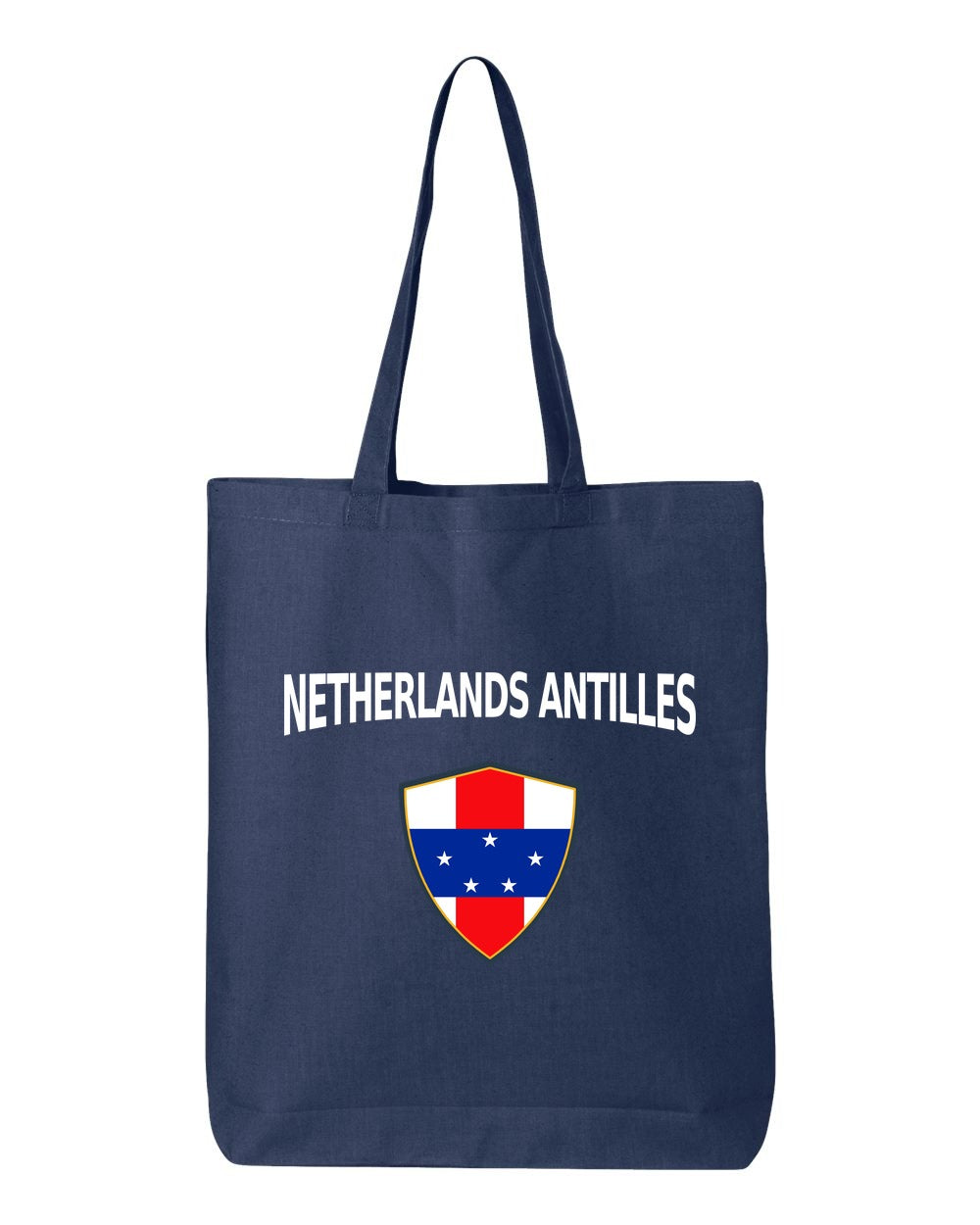 Netherlands Antilles Soccer Tote Bag — Arched National Crest | NYC Factory