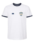 Argentina Soccer Ringer Tee 2026 — Retro National Crest | NYC Factory