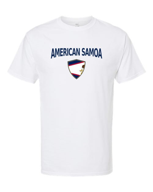 American Samoa Arched Crest Soccer Tee — NYC Factory