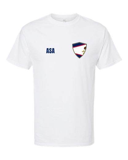 American Samoa Soccer Tee — Retro National Crest | NYC Factory