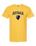 Australia 2026 Soccer Arched Crest Plain Tee -- NYC Factory