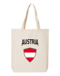 Austria Soccer Tote Bag 2026 — Arched National Crest | NYC Factory