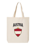 Austria Soccer Tote Bag 2026 — Arched National Crest | NYC Factory
