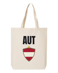 Austria Soccer Tote Bag 2026 — National Crest Badge | NYC Factory
