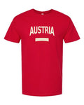 Austria Soccer Tee 2026 — Classic Name & Flag | NYC Factory