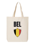 Belgium Soccer Tote Bag 2026 — National Crest Badge | NYC Factory