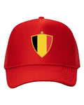 Belgium Soccer Trucker Cap 2026 — Retro National Crest | NYC Factory